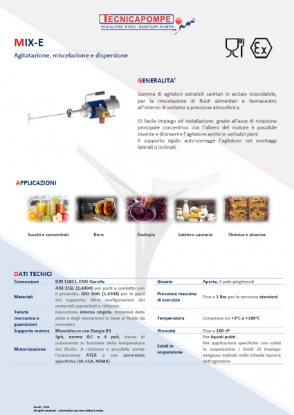 MIX-E Catalogo