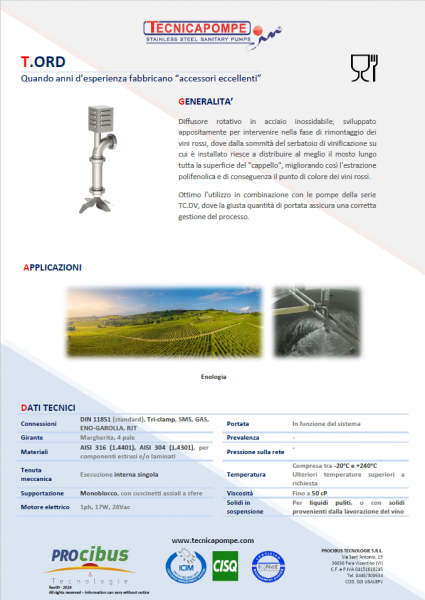 Presentation leaflet T.ORD